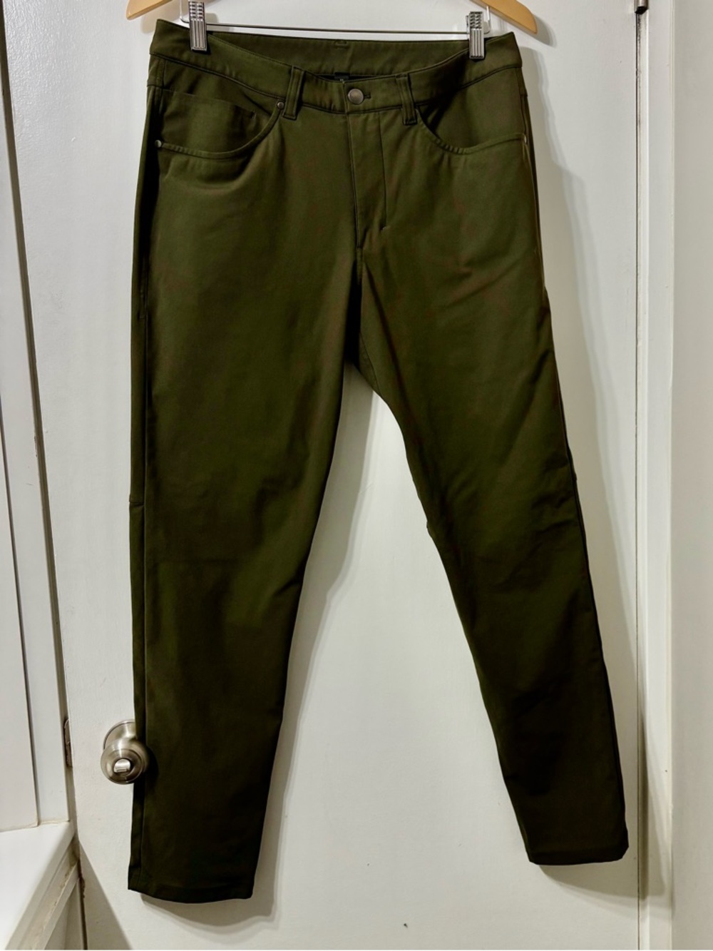 Men's Olive Green Lululemon Stretch Pants